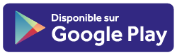 Bouton de téléchargement sur le google play